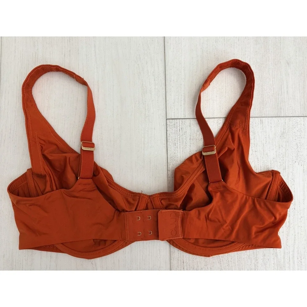 NWOT CUUP The Scoop Underwire‎ Bra Sz 38C Orange
